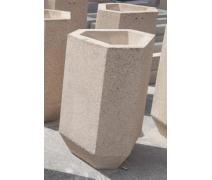 Prizma Beton Çöp Kovası Modeli / BÇ18