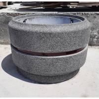 120 CM. Mozaik Dökümlü Beton Çiçeklik
