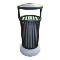 Bombe Kapaklı Beton Çöp Kovası /BÇ01