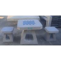 Concrete Chess Table