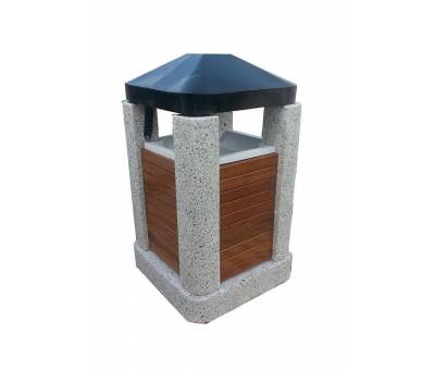 Dekoratif Beton Çöp Kovası Çeşitleri / BÇ07